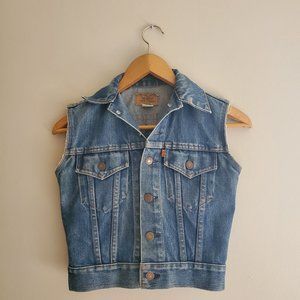 Vintage? Levi's Cropped Denim Vest
